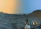 NASA rover "postcard" shows Mars during different times of the day