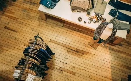 The dress shop is a realm of transformation