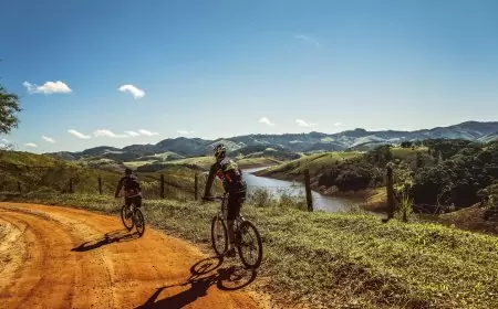 Riding a bike is a sensory experience